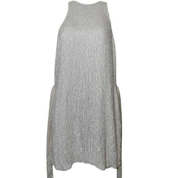 Retrofête Cecilia Dress in Moonglow White | NWT | Size Small | $545 Retail - Picture 2 of 8